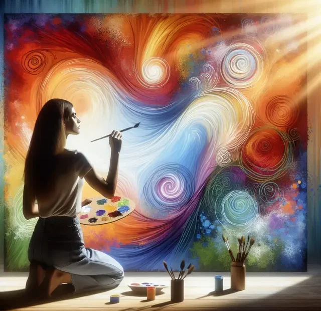 Desenvolvimento pessoal com arte